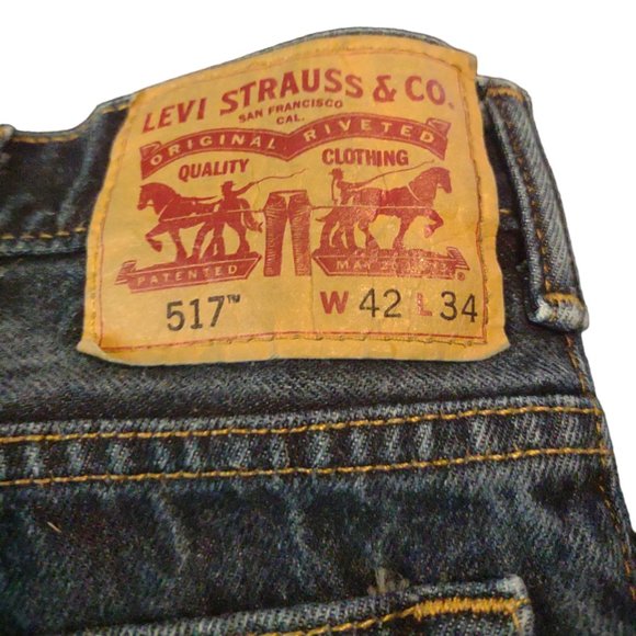 Levi's 517 Bootcut Jeans Men's 42x34 - Picture 4 of 8